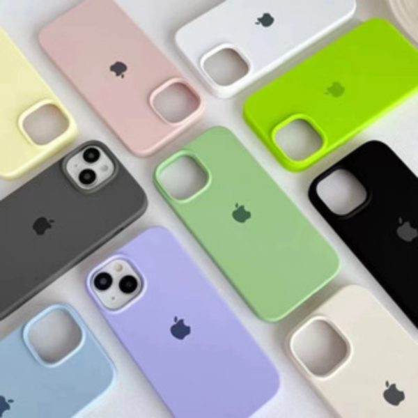 capinha iphone silicone aveludada premium para iPhone 14, 14 Pro e 14 Pro Max