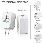 carregador celular com adaptador universal para tomadas AUS, NZ, EUA e UK