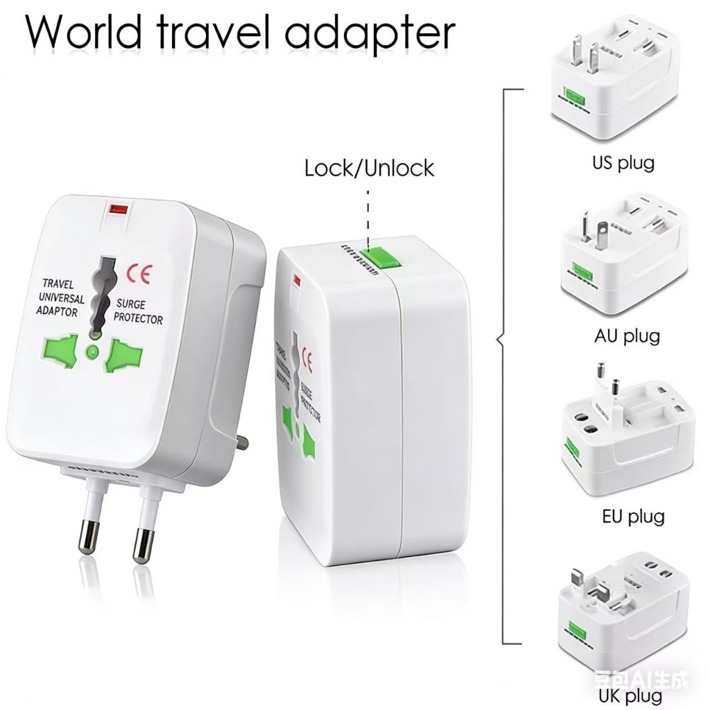 carregador celular com adaptador universal para tomadas AUS, NZ, EUA e UK