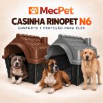 casa casinha plastica de cachorro N6 desmontável na cor cinza
