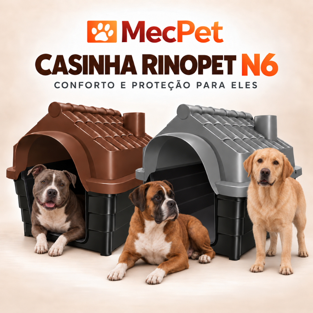 casa casinha plastica de cachorro N6 desmontável na cor cinza
