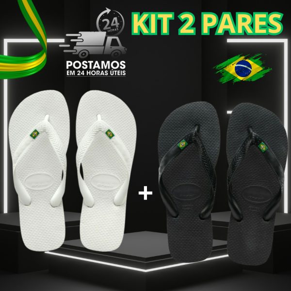 Chinelo bandeirinha sandália de dedo unissex verão - produto original