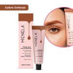 cilios sobrancelha com Tintura Menela Cobre Intenso para coloração profissional