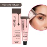 cilios sobrancelha com Tintura Menela Castanho Natural para coloração profissional
