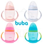 Copo de Treinamento Buba com alça removível rosa para bebê
