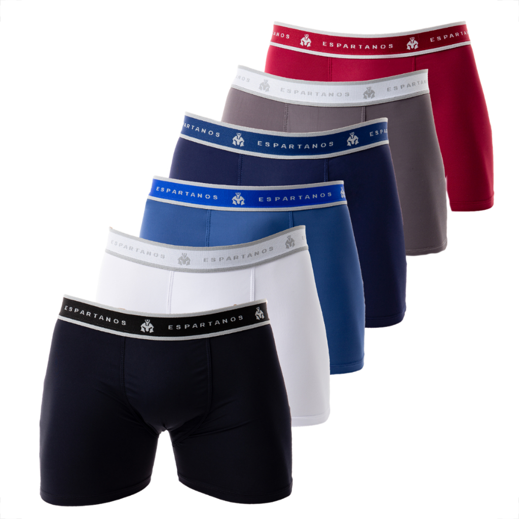 Cueca masculina Kit 10 Boxer Microfibra Original em várias cores