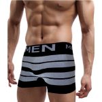 Cueca masculina kit 4 box boxer em microfibra com estampas e lisa para adulto