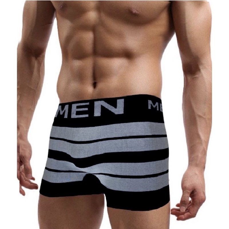 Cueca masculina kit 4 box boxer em microfibra com estampas e lisa para adulto