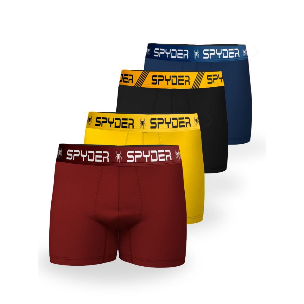 cueca masculina Kit 10 boxer adulto confortável Spyder Premium com desconto