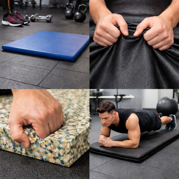 Equipamento fitness colchonete profissional para yoga e exercícios, impermeável e antiderrapante