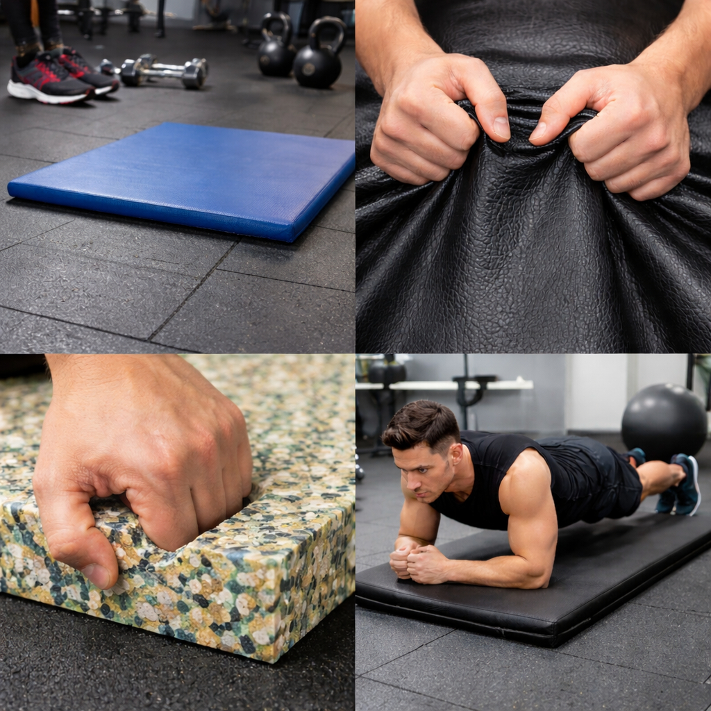 Equipamento fitness colchonete profissional para yoga e exercícios, impermeável e antiderrapante