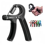 equipamento fitness Hand Grip Flexor de Punho com mola ajustável de 5kg a 60kg para antebraço e mãos