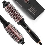 escova alisador elétrica quente 2 em 1 modeladora de cabelo 110V 220V