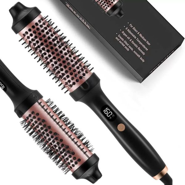 escova alisador elétrica quente 2 em 1 modeladora de cabelo 110V 220V