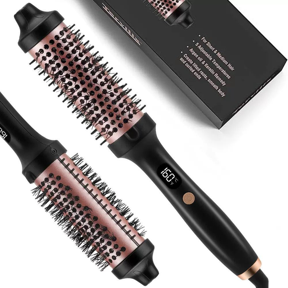 escova alisador elétrica quente 2 em 1 modeladora de cabelo 110V 220V
