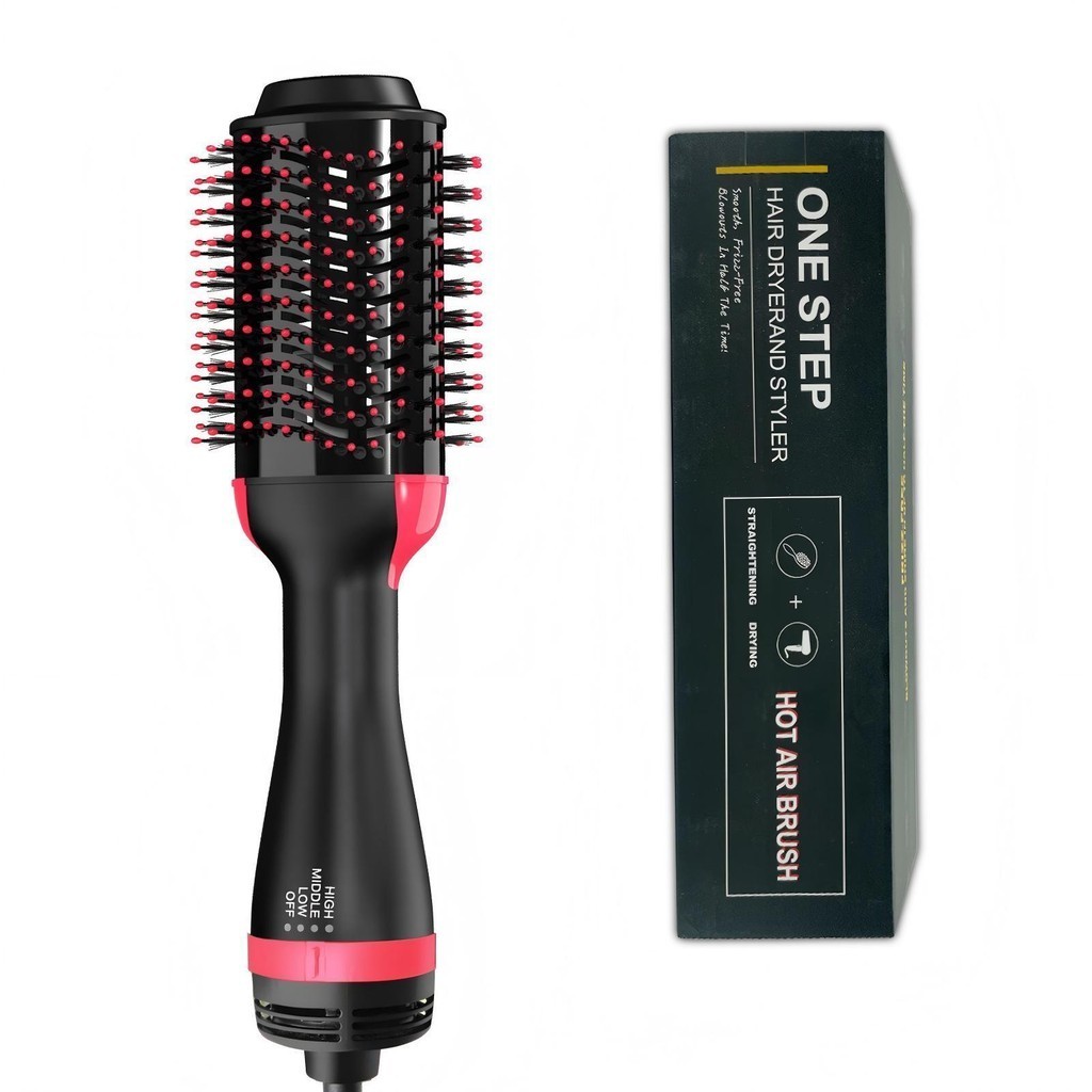 escova secadora alisador elétrica 3 em 1 110V Jimmystore para secar alisar e modelar o cabelo