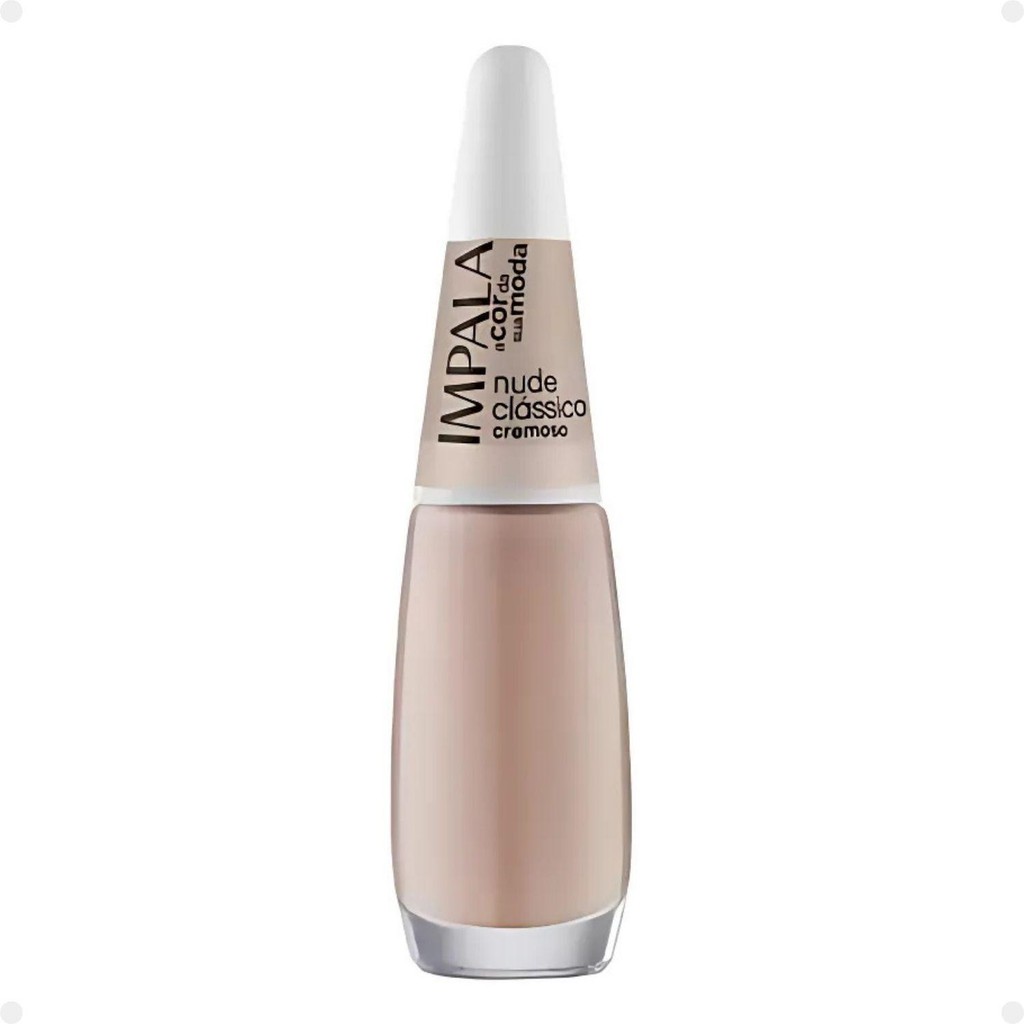 Esmalte unha Impala A Cor da Sua Moda Nude Clássico 7,5ml cremoso
