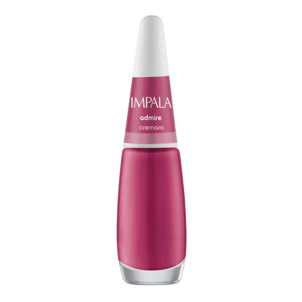 Esmalte unha Impala A Cor Da Sua Moda Admi 7,5ml com acabamento cremoso e cor vibrante