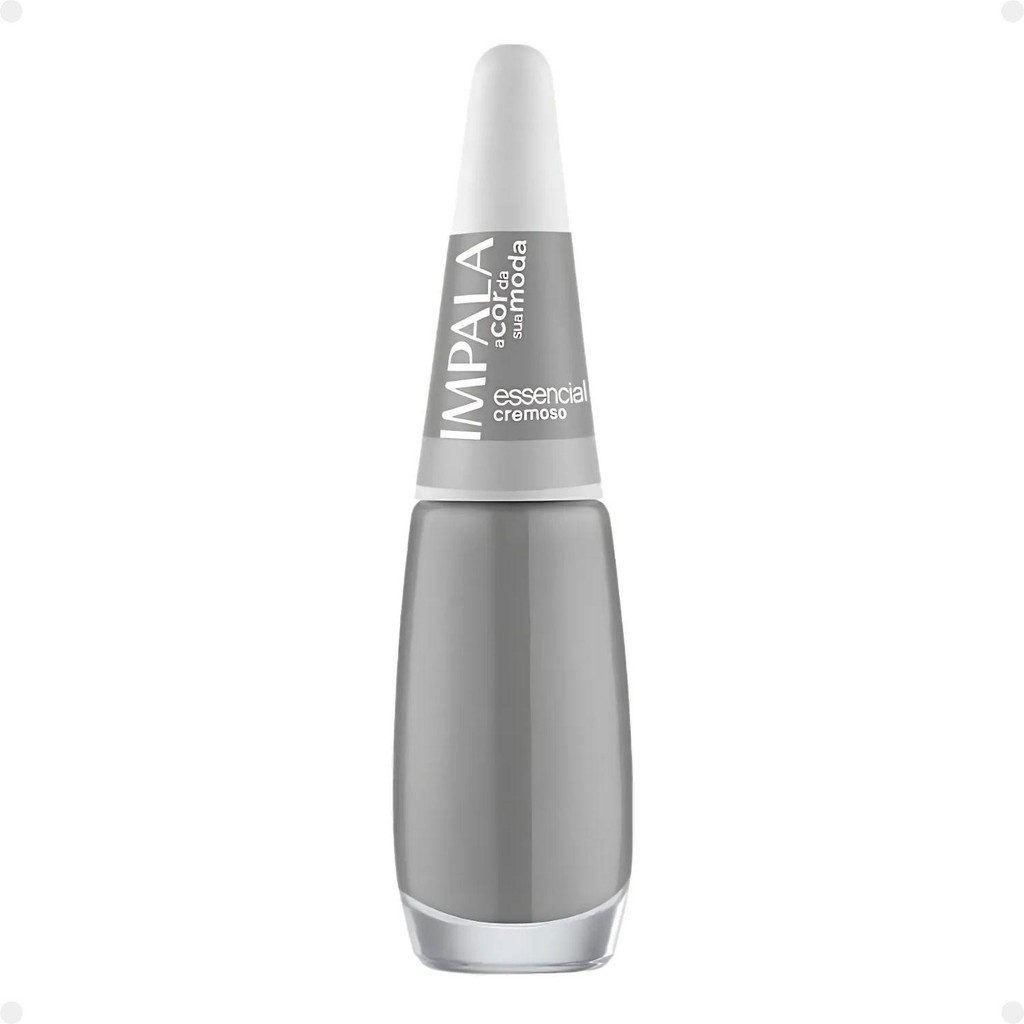 Esmalte unha Impala Cor da Sua Moda Essencial 7,5ml com acabamento cremoso e alta cobertura