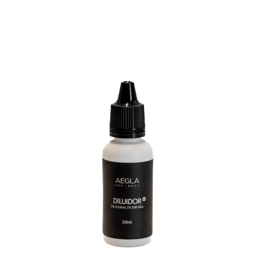 Esmalte unha diluidor em gel 20ml Aegla Pro Nails para recuperar consistência