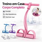 extensor elástico exercícios academia com corda para puxar e tensão forte
