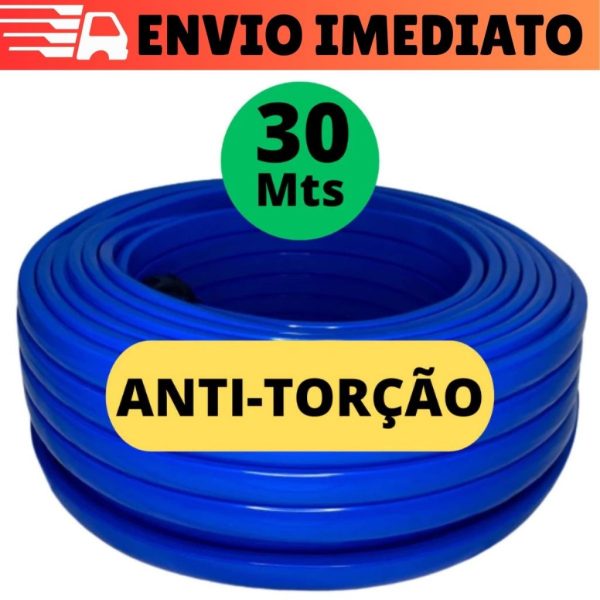 ferramenta jardim mangueira 30 metros anti-torção chata resistente
