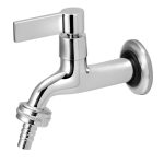 Ferramenta jardim: torneira de parede 100% metal com bico e alavanca 1/4 volta para tanque e área de serviço