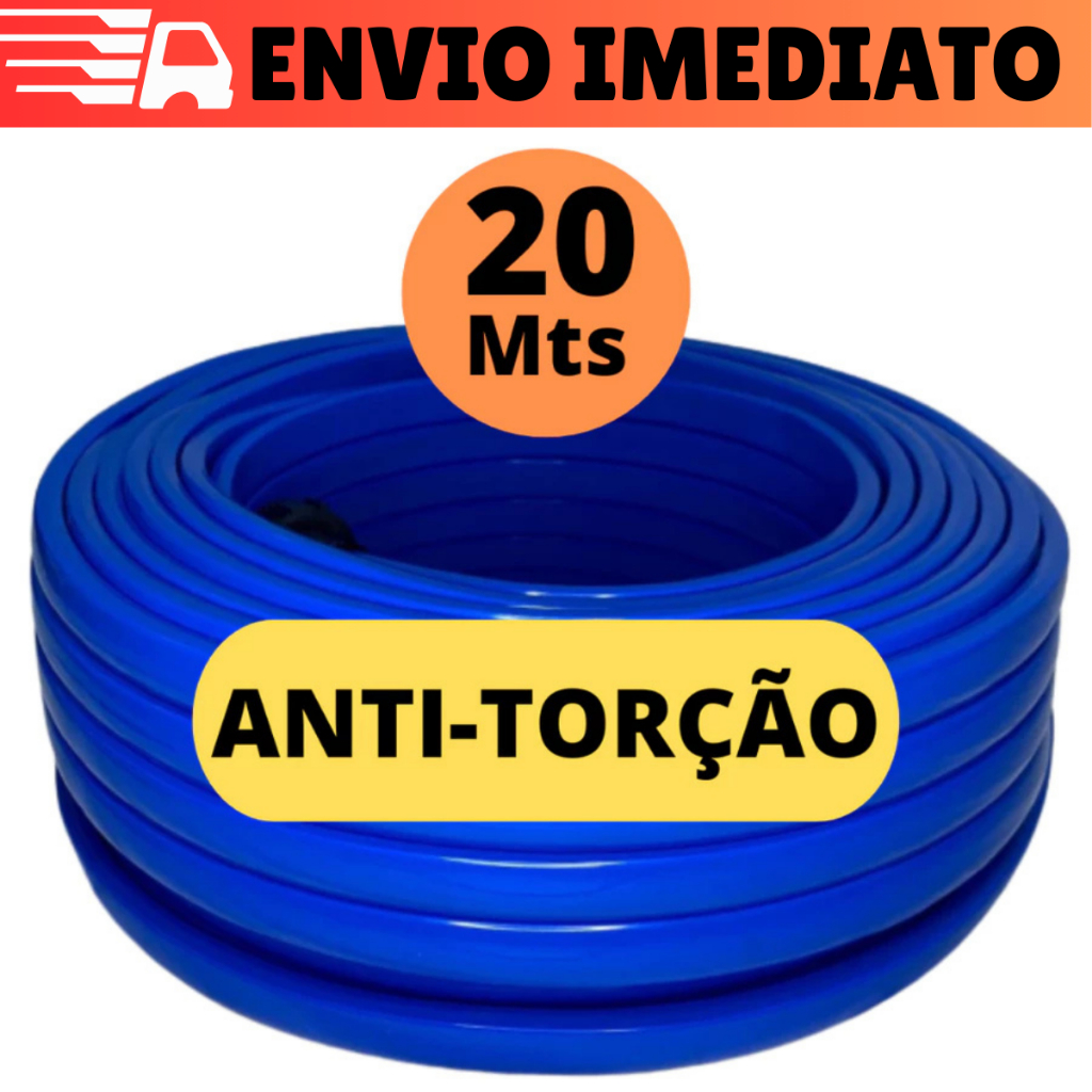 ferramenta jardim mangueira 20 metros anti-torção chata resistente anti-dobra