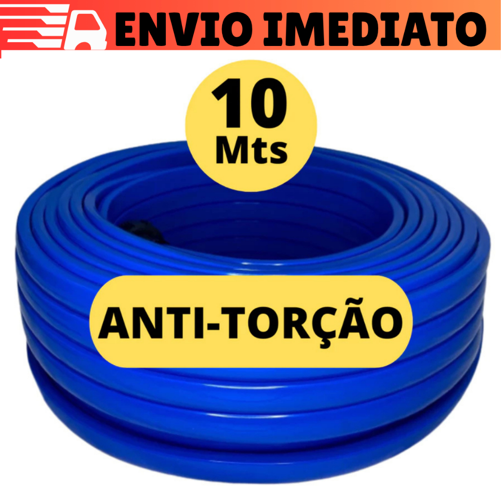 Ferramenta jardim mangueira 10 metros anti-torção resistente e anti-dobra