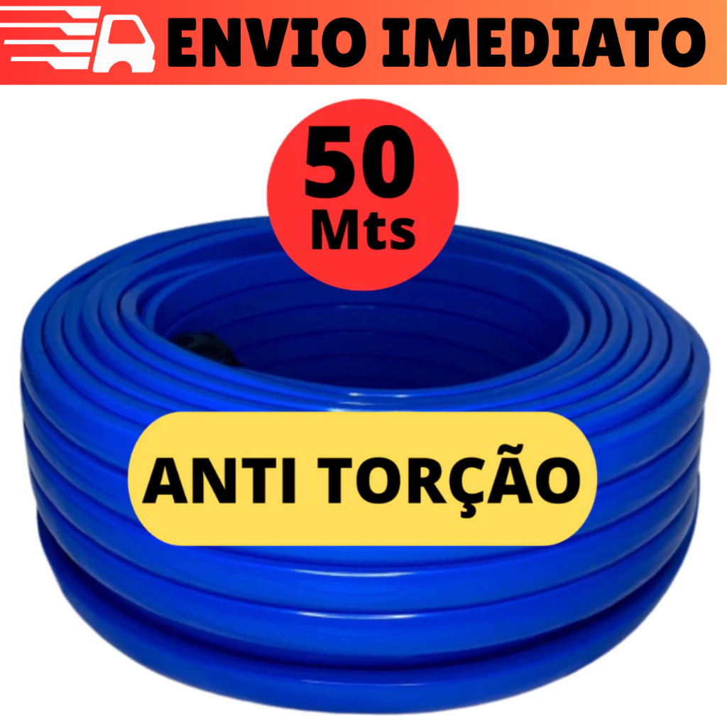 Ferramenta jardim: mangueira de 50 metros anti-torção chata resistente anti-dobra