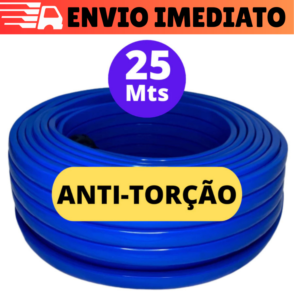 Ferramenta jardim mangueira 25 metros anti-torção resistente e anti-dobra para irrigação