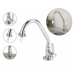 ferramenta jardim Torneira Bica Móvel Mesa Tanque Metal Com Bico Área Externa Jardim Lavanderia Link Cromada 1/4 Volta
