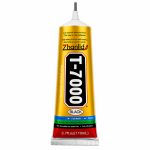gadget eletronico Cola T7000 Preta 110ml com bico de ferro metálico para reparos precisos