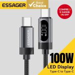 Gadget eletronico cabo USB-A/C de alta corrente para carregamento rapido com chip de marcador eletronico