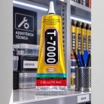 gadget eletronico Cola T7000 Preta 110ml para tela de celular e eletrônicos