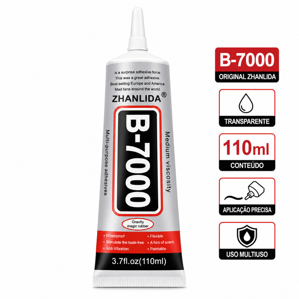 gadget eletronico Cola B7000 110ml Transparente para reparo de tela de celular