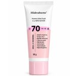 hidrabene protetor solar clareador facial 70 fps com ação clareadora e alta proteção