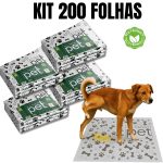 Jornal pet higiênico 50 folhas grande 64x58cm biodegradável atóxico para cães e gatos