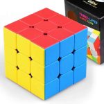 kit1 5peça cubo mágico profissional 3x3x3 speed gold edition com 5 unidades