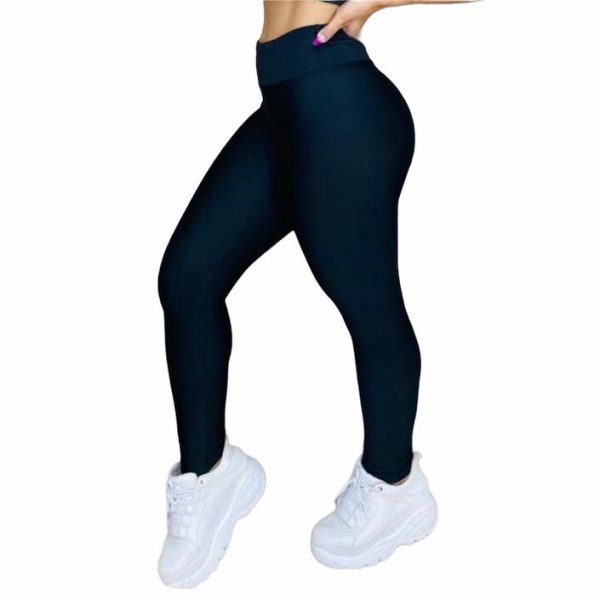 legging suplex fitness pronta entrega zero transparência modelo feminino