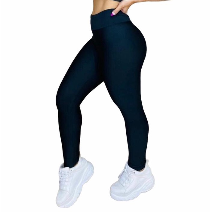 legging suplex fitness pronta entrega zero transparência modelo feminino