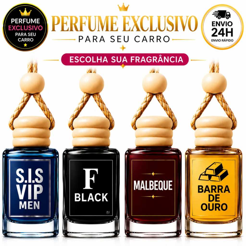 limpeza automotiva com cheirinho para carro 10ml perfume veicular premium ideal para Uber
