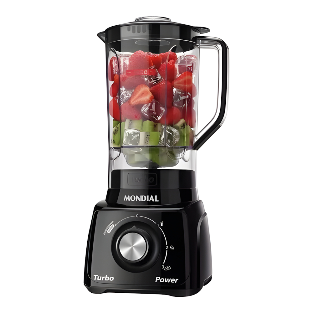 liquidificador mondial l‑99 turbo 550 W 3 velocidades em promoção na Shopee