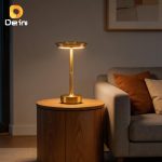 luminaria led sem fio touch recarregável 3 cores de luz moderna minimalista para mesa