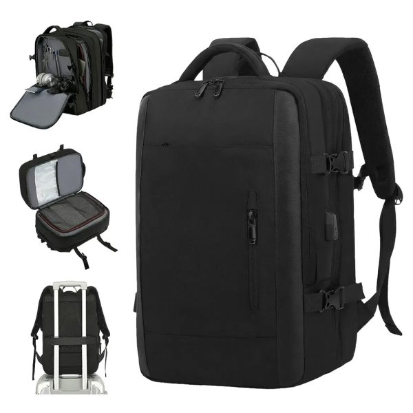 mochila de viagem masculina impermeável e reforçada com compartimento para notebook