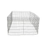 movel pequeno cercado para cachorro de pequeno e medio porte 100x100x60 cm da Metal Pet