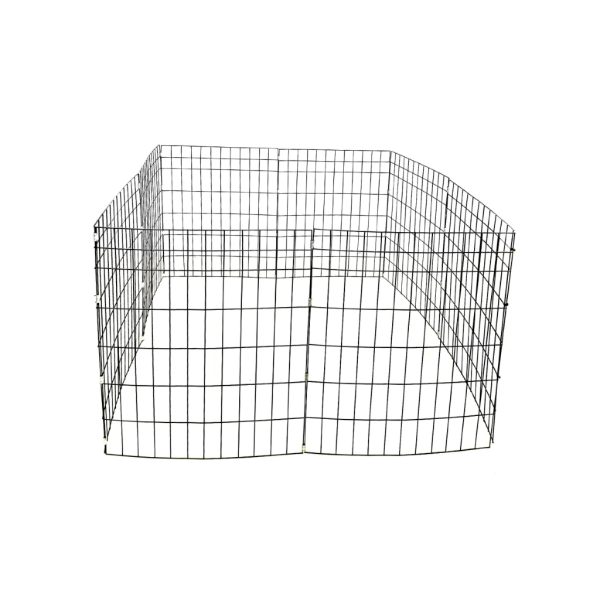 movel pequeno cercado para cachorro de pequeno e medio porte 100x100x60 cm da Metal Pet