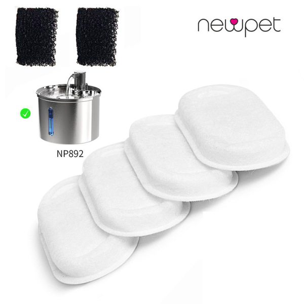 Newpet 12 18 filtro refil carvão para bebedouro de cachorro e gato