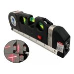 nível laser profissional trena Level Pro 3 estágios com 3/4 bolhas de nivel