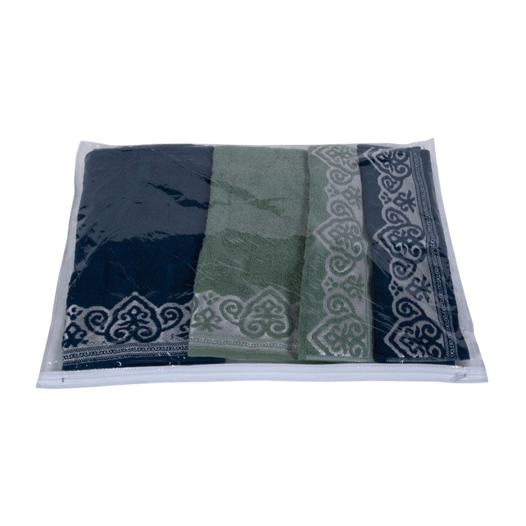 organizador armario kit 5 peças PVC 55x49 com zíper para lençol e guarda-roupa